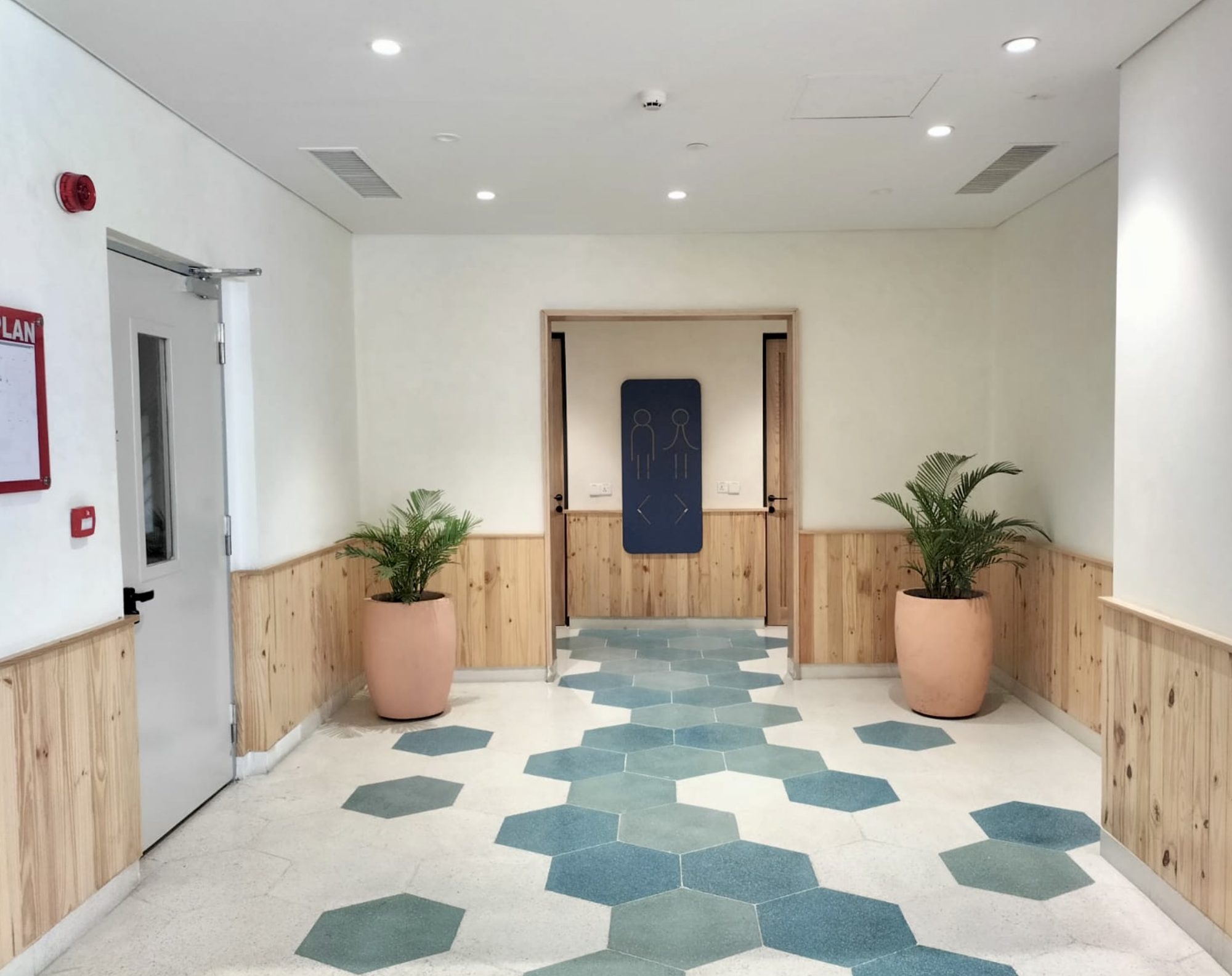 Getz Pharma — Head Office, Ground Floor (Reception) — Getz Pharma commercial / reception + structure in Korangi, Karachi, Pakistan — view 5